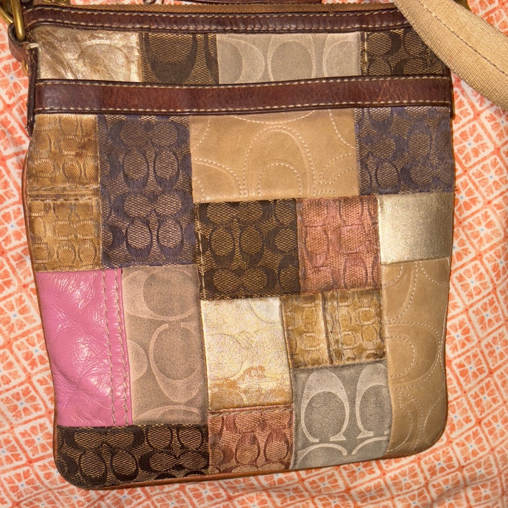 Patchwork Y2K Coach Shoulder Bag - image 2